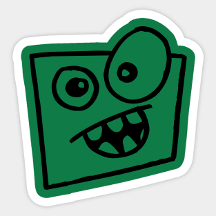 Square heads – Moods 8 Sticker